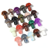 5pcs Natural Stone Mushroom Beads Charm Turquoise Loose Beads 20x15mm
