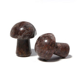 5pcs Natural Stone Mushroom Beads Charm Turquoise Loose Beads 20x15mm