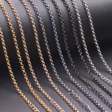 5pcs Pearl Chain Jewelry Supplies Stainless Steel Necklace