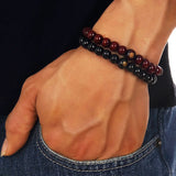 5pcs/Lot Wood Buddhism Beads Bracelets Belief Jewelry Men Women Gift Brown