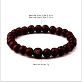 5pcs/Lot Wood Buddhism Beads Bracelets Belief Jewelry Men Women Gift Brown