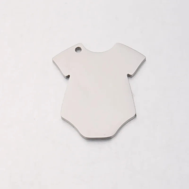 5pcs Sportswear Charms Stainless Steel Pendants DIY Necklaces Bracelets