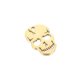 5pcs Stainless Steel Skull Head Charm Pendant for DIY Jewelry Making