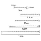 5pcs Stainless Steel Lobster Clasps Chains Jewelry Findings