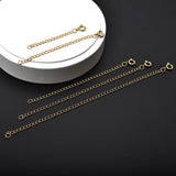 5pcs Stainless Steel Lobster Clasps Chains Jewelry Findings