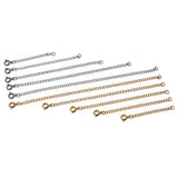 5pcs Stainless Steel Lobster Clasps Chains Jewelry Findings