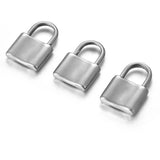 5pcs/Lot Stainless Steel Padlock Pendant Lock Charms 15X22mm