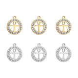 5pcs/Lot Cross Rhinestone Pendant for Necklace or Bracelet