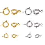 5pcs Stainless Steel Spring Ring Clasp for Necklace Bracelet DIY