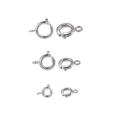5pcs Stainless Steel Spring Ring Clasp for Necklace Bracelet DIY