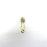 5pcs/Lot CZ Paved Paperclip Charms for Jewelry Making