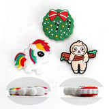 5pcs Silicone Christmas Teething Beads Koala Crown Shapes DIY Jewelry