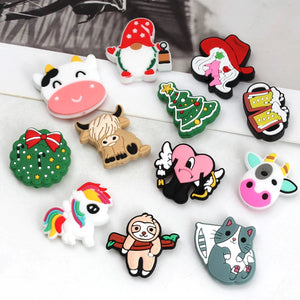 5pcs Silicone Christmas Teething Beads Koala Crown Shapes DIY Jewelry