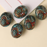 5pcs Buddha Head Necklace Pendant for Jewelry Making