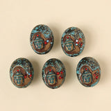 5pcs Buddha Head Necklace Pendant for Jewelry Making