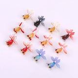 5pcs Resin Goldfish Charms Pendant for Earring Necklace Keychain