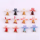 5pcs Resin Goldfish Charms Pendant for Earring Necklace Keychain