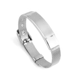 5pcs Men's Stainless Steel Wrist Strap Bracelets