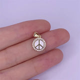 5pcs Metal Brass Plated Enamel Charms 10x13mm Necklace Adornment Decorations