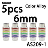 5pcs Metal Magnetic Clasp For Leather Silicone Cord Necklace Bracelet