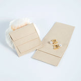 5 Microfiber Gift Bags Jewelry Pouches for Earrings Wedding Favors