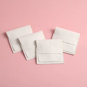 5 Microfiber Pouches Velvet Bags for Jewelry Earrings Necklace Gift