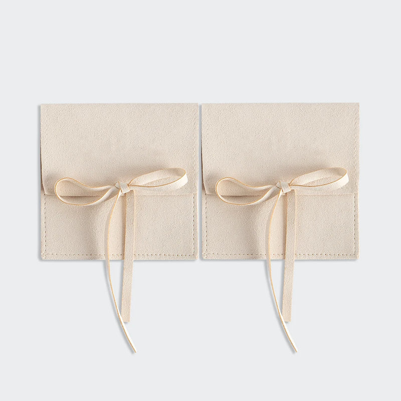 5pcs Microfiber Gift Bags for Jewelry Packaging Wedding Pouches