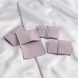5pcs Microfiber Velvet Gift Bags 6x6cm Jewelry Pouches
