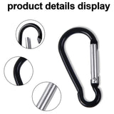 5pcs Mini Carabiners Snap Hooks Keychain D-ring Buckles