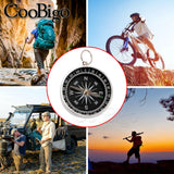 5pcs Mini Pocket Compass for Camping Survival - Outdoor Navigation Tool