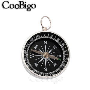 5pcs Mini Pocket Compass for Camping Survival - Outdoor Navigation Tool
