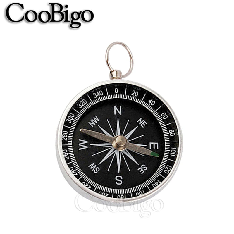 5pcs Mini Pocket Compass for Camping Survival - Outdoor Navigation Tool