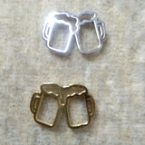 5pcs Stainless Steel Cheer Cup Charms for Jewelry DIY