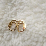 5pcs Stainless Steel Cheer Cup Charms for Jewelry DIY