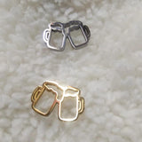 5pcs Stainless Steel Cheer Cup Charms for Jewelry DIY