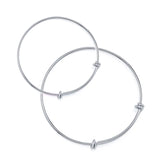 5pcs Adjustable Copper Wire Charms Bracelet Bangle Jewelry DIY