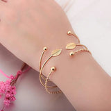 5pcs Adjustable Layered Cuff Bracelet Set for Women