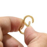5pcs Stainless Steel S Shape Buckle Lobster Clasps for Jewelry Making