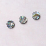5pcs Abalone Paua Shell Cabochons Flat Round 6-14mm