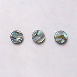 5pcs Abalone Paua Shell Cabochons Flat Round 6-14mm