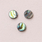 5pcs Abalone Paua Shell Cabochons Flat Round 6-14mm