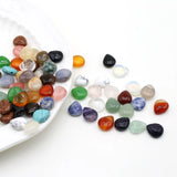 5pcs Amazonite Stone Beads Water Drop Shape for DIY Jewelry 8x13mm