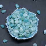 5pcs Amazonite Stone Beads Water Drop Shape for DIY Jewelry 8x13mm