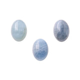 5pcs Aquamarine Semiprecious Stone Cabochons Oval 13x18mm DIY Jewelry Making