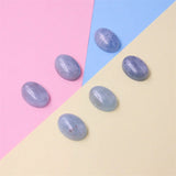 5pcs Aquamarine Semiprecious Stone Cabochons Oval 13x18mm DIY Jewelry Making