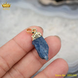 Natural Kyanite Pendants Jewelry, Raw Kyanite Stones Beads Pendants