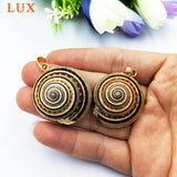 5pcs Natural Conch Shell Pendant Beads Sea Snail Large Pendants