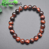 Natural Red Tiger Eye Stone Bracelet Buddhist Rosary Men Women Yoga Jewelry