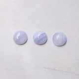 5pcs Lace Agate Chalcedony Cabochons Round 4/12mm Semiprecprecious Stones