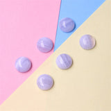 5pcs Lace Agate Chalcedony Cabochons Round 4/12mm Semiprecprecious Stones
